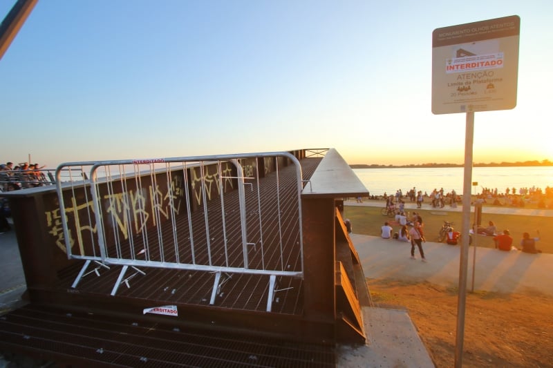 Ponto de encontro ser&aacute; o mirante Olhos Atentos, pr&oacute;ximo &agrave; Usina do Gas&ocirc;metro