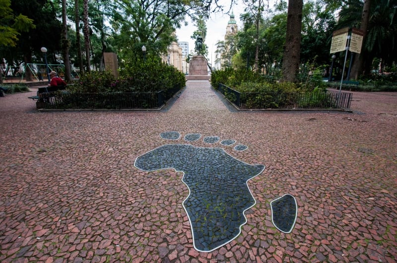 Pegada africana fez parte do Viva o Centro a pé