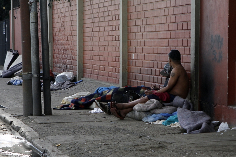 O espaço tem capacidade para acolher 205 pessoas em situação de rua