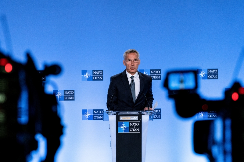 Secretário-geral da Otan Jens Stoltenberg discursou em Bruxelas sobre o fim do INF