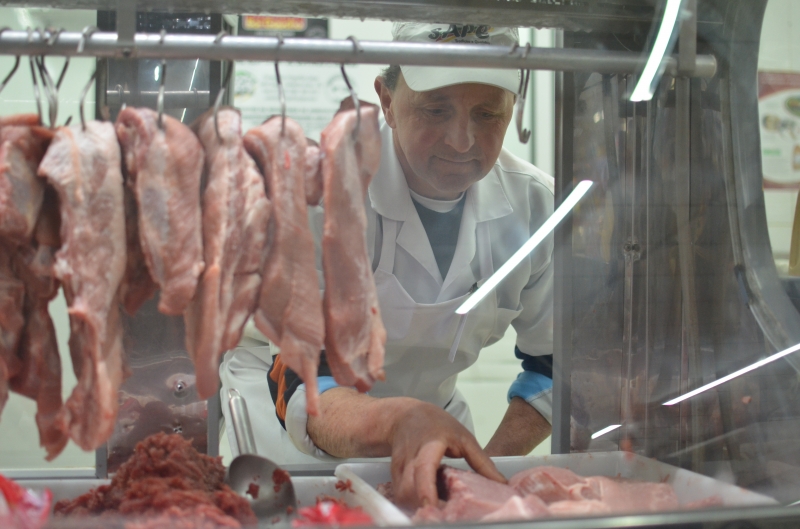 Kipper está há 26 anos no supermercado e não pensa em se aposentar tão cedo