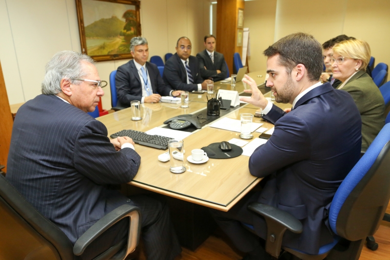 No encontro, foi atualizada a situação do Regime de Recuperação Fiscal do Rio Grande do Sul