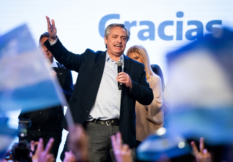 Vantagem é suficiente para que Alberto Fernández sejam eleito, em primeiro turno, no dia 27 outubro