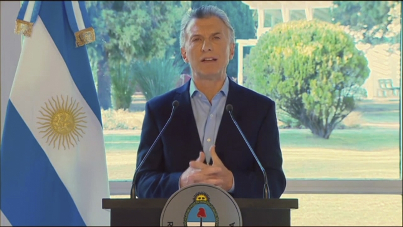 Decisão faz parte do pacote de medidas anunciado por Macri após derrota nas eleições primárias