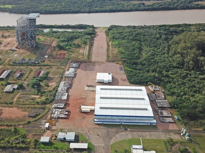 Estrutura em área de 10 mil m2 já instalada no município vai operar com transporte terrestre e fluvial 