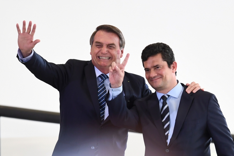 Troca de acusações entre Sergio Moro e Jair Bolsonaro movimentaram milhões de publicações