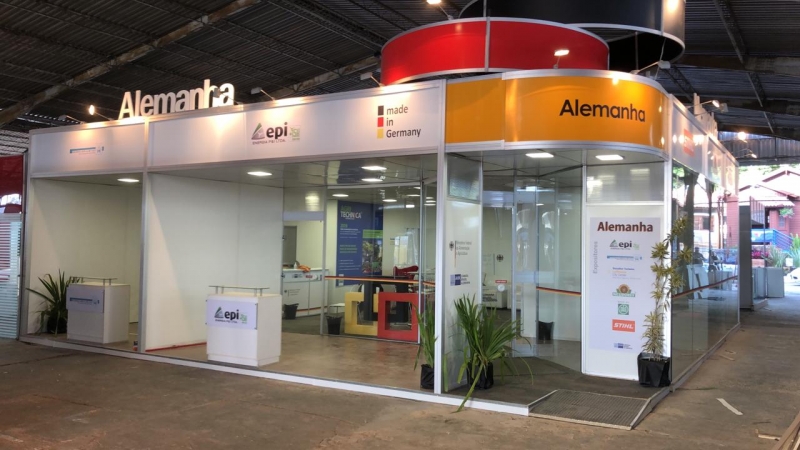 Espa�o representa o Minist�rio da Agricultura da Alemanha e o consulado do pa�s