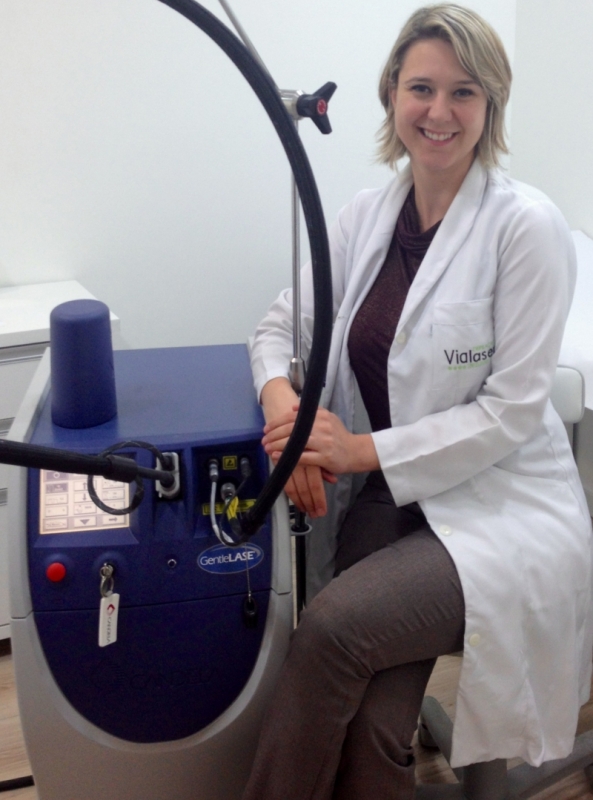 Kessey Duarte  scia-fundadora da Vialaser