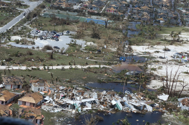 Imagens aéreas mostram escombros nas Bahamas deixados pela passagem do furacão Dorian