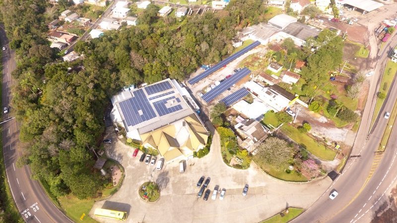 Ecotec Energy instalou 640 painéis de energia fotovoltaica nos telhados da Cristais de Gramado