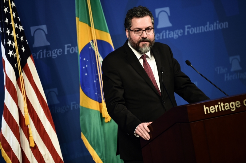 Araújo admitiu que há temas 'contenciosos' na relação dos dois países