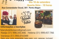 Carmen Lessa realiza segunda edi��o do Happy Hour Falando de Festas