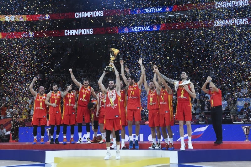 Espanha venceu a grande final do Mundial por 95 a 75, em Pequim, e fez a festa