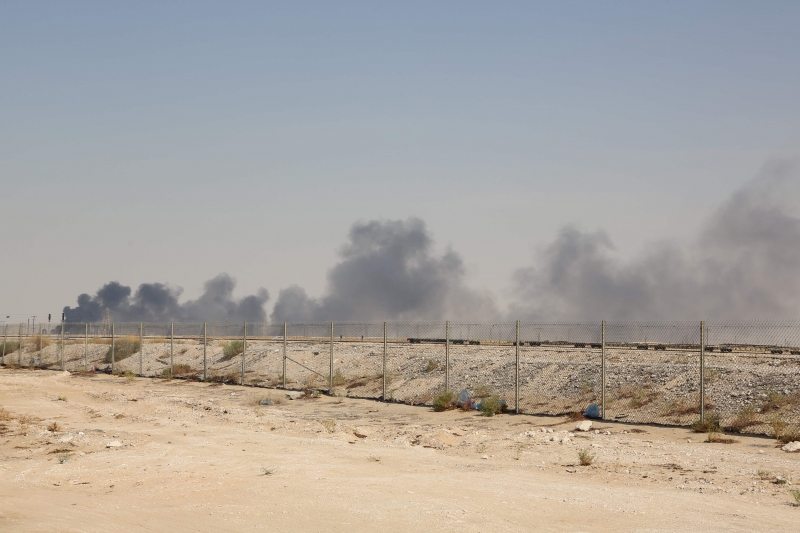 Drones incendiaram instalações da estatal Saudi Aramco no sábado