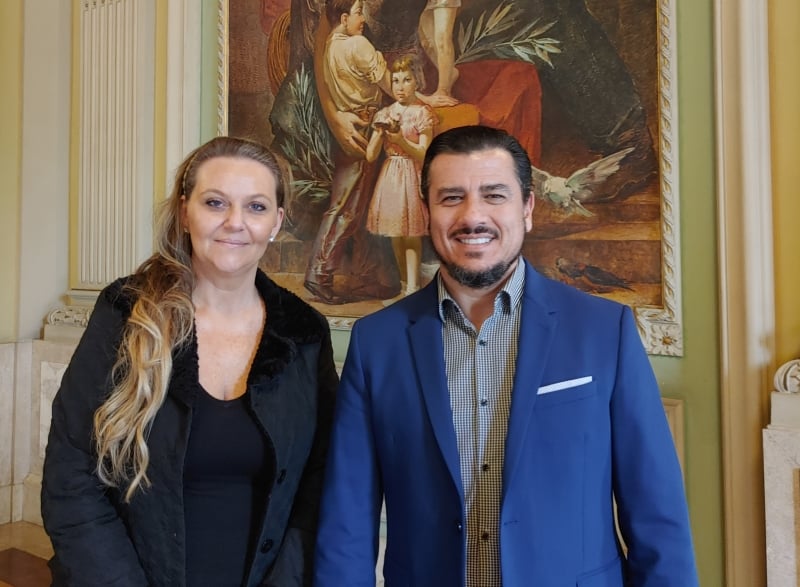 Flávia Sffair e Paulo Pedroso, diretores da Mostra Elite Design 2019