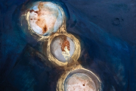 Denise Iserhard Haesbaert expõe suas telas na Galeria Tina Zappoli até 16 de dezembro