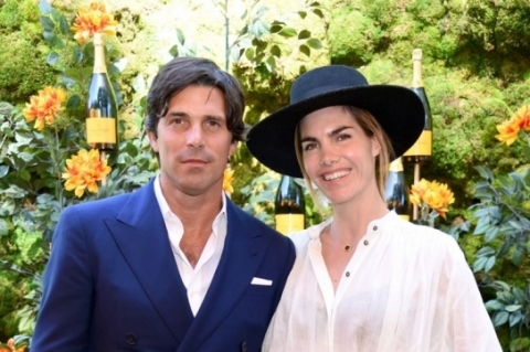 O jogador de polo Nacho Figueras com Delfina Blaquier 