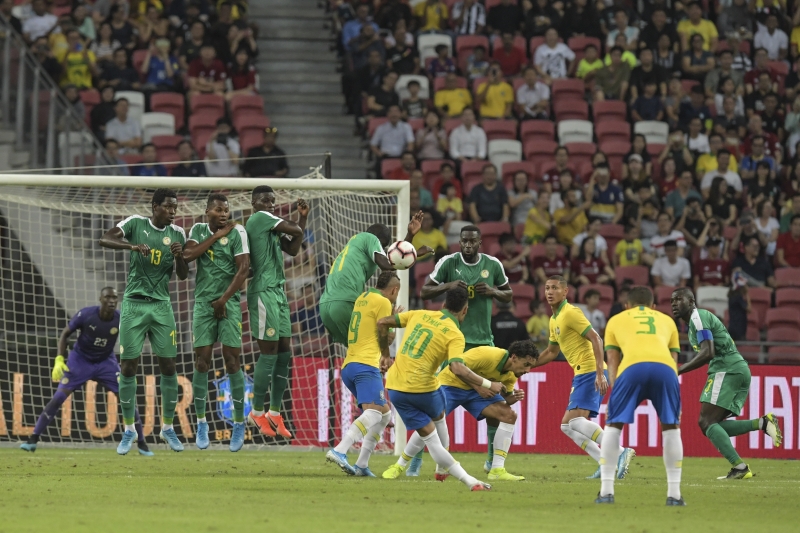 Equipe de Tite não foi além da igualdade por 1 a 1 com Senegal no amistoso em Singapura