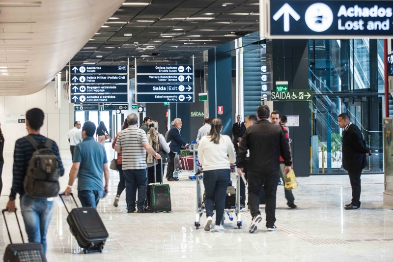 Aeroporto Hercílio Luz, de  Florianópolis, registrou 9% de evolução de um ano para o outro, uma das maiores altas da pesquisa