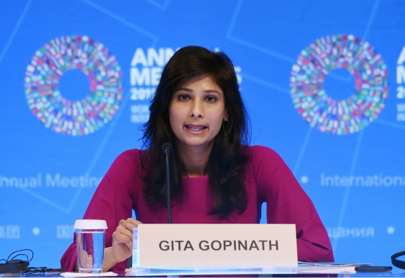 Gita Gopinath alertou para baixo nível de expansão econômica global