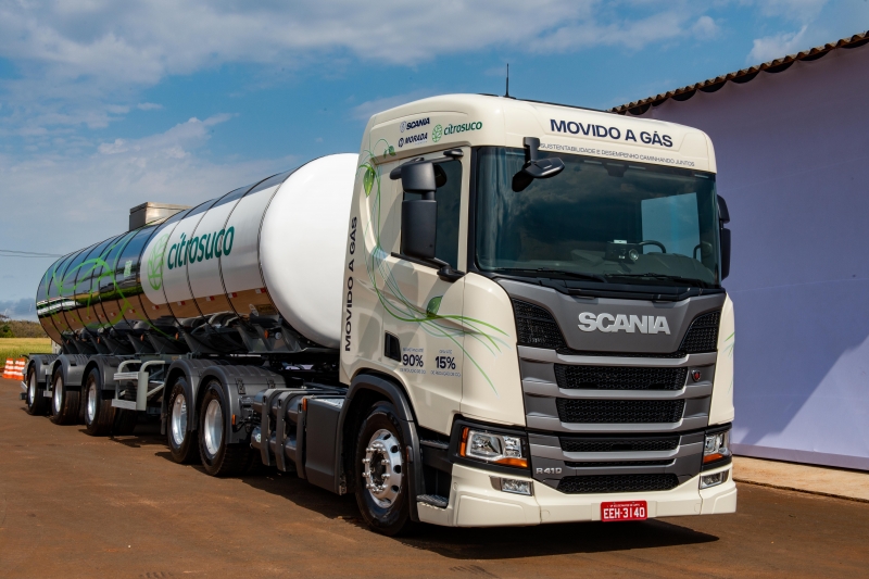 Scania quer reduzir a dependência do petróleo e aproveitar futuros incentivos ao GNV. 