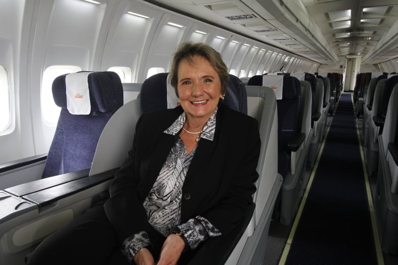 Aneli Lisboa adquiriu o avião em um leilão da Varig, no ano de 2012 Foto: LUIZA PRADO/JC