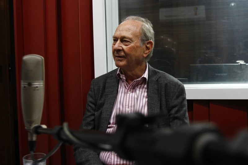 Grava&ccedil;&atilde;o do podcast do Gera&ccedil;&atilde;oE com Nelson Eggers, diretor-presidente da Fruki.  Foto: N&Iacute;COLAS CHIDEM/JC