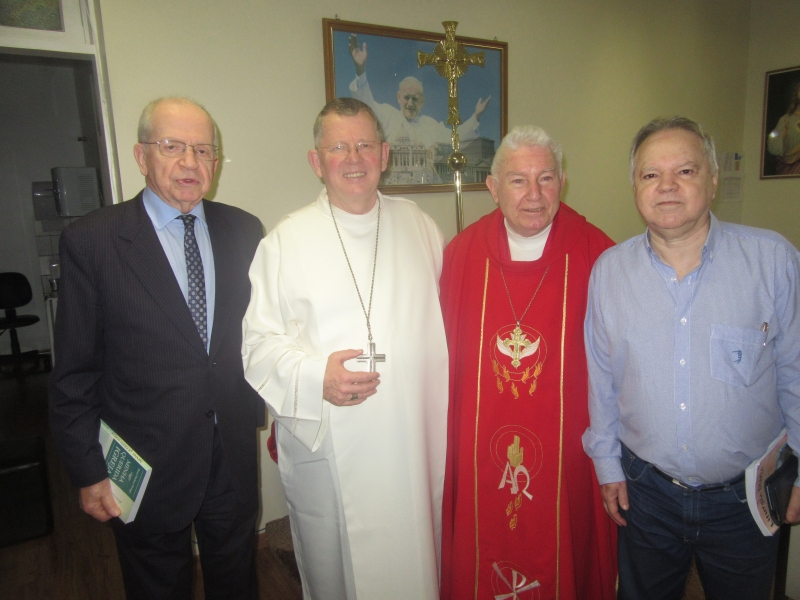 Alfredo Guilherme Englert, Dom Jaime Spengler, Dom Dadeus Grings e Justino Adriano Farias da Silva