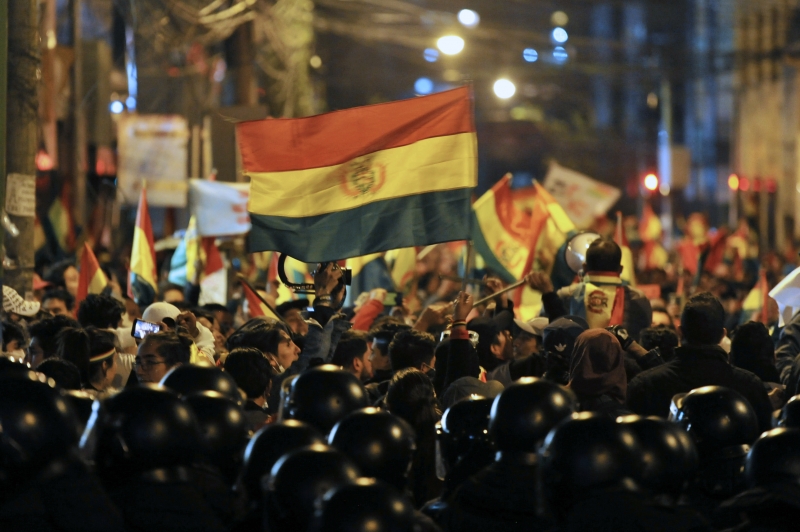 A Bolívia passa por uma crise política e social desde as eleições gerais do dia 20 de outubro