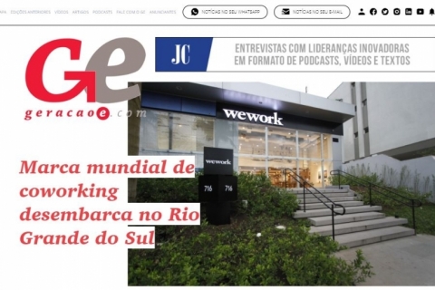 Gera��oE lan�a novo site 