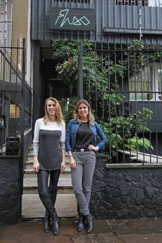 Escola Fluxo de fotografia
Na foto: Evelyn Hunsche Ruhl e Vivian Hunsche Ruhl Foto: MARIANA CARLESSO/JC