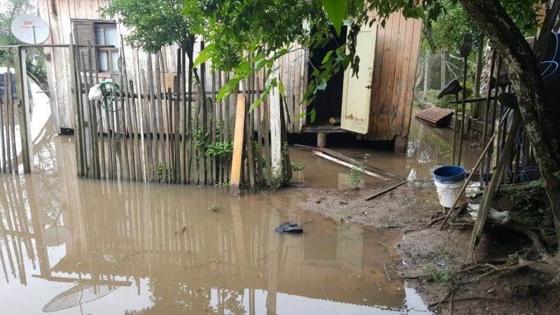 Em Cachoeira do Sul, enchentes deixaram 126 pessoas desalojadas ou desabrigadas