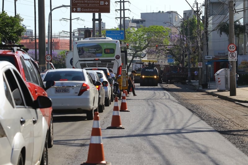 Obras na avenida Ipiranga devem se prolongar até o primeiro trimestre de 2020 