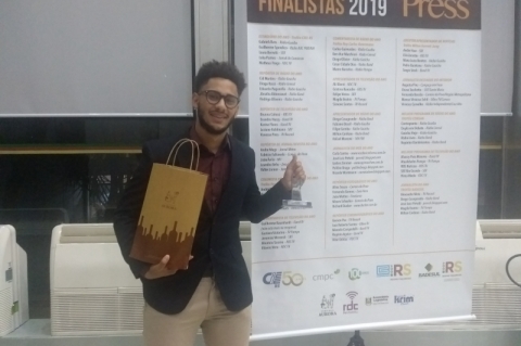 Estagi�rio do Jornal do Com�rcio ganha Pr�mio Press