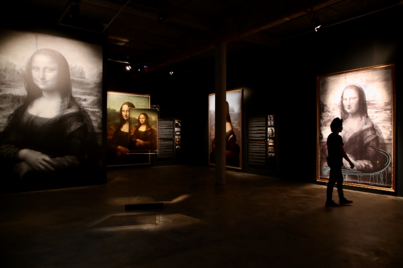 Exposição Leonardo da Vinci, no MIS, em São Paulo