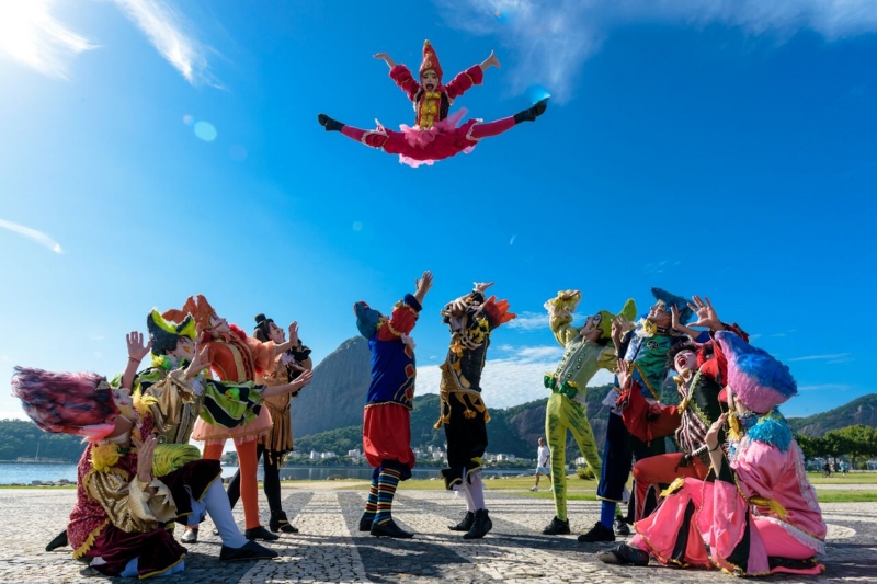 Espetáculo 'Kayka', da Cia Burzum, é uma das atrações do 5º festival Santa Maria Sesc Circo