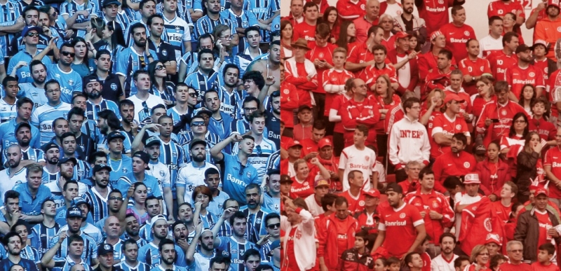 Grenal Foto: MONTAGEM/ARTE/JC sobre fotos grêmio/divulgação/jc e inter/divulgação/jc