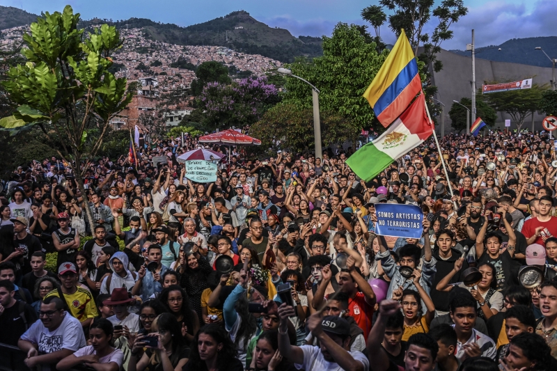 Esta segunda-feira marca o 12º dia de paralisações e protestos na Colômbia