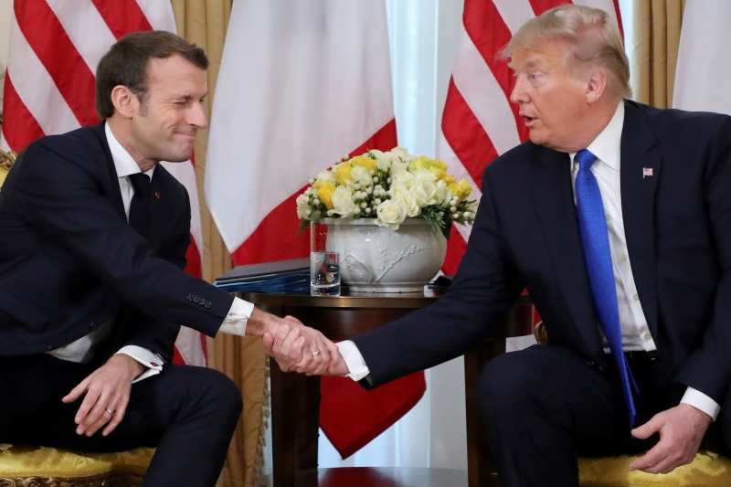 Emmanuel Macron e Donald Trump protagonizaram embate antes da cúpula 