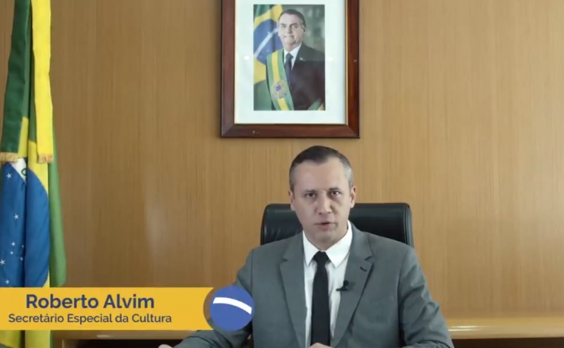 Em longa fala, Alvim diz que a cultura sob Bolsonaro terá inspiração nacional, religiosa