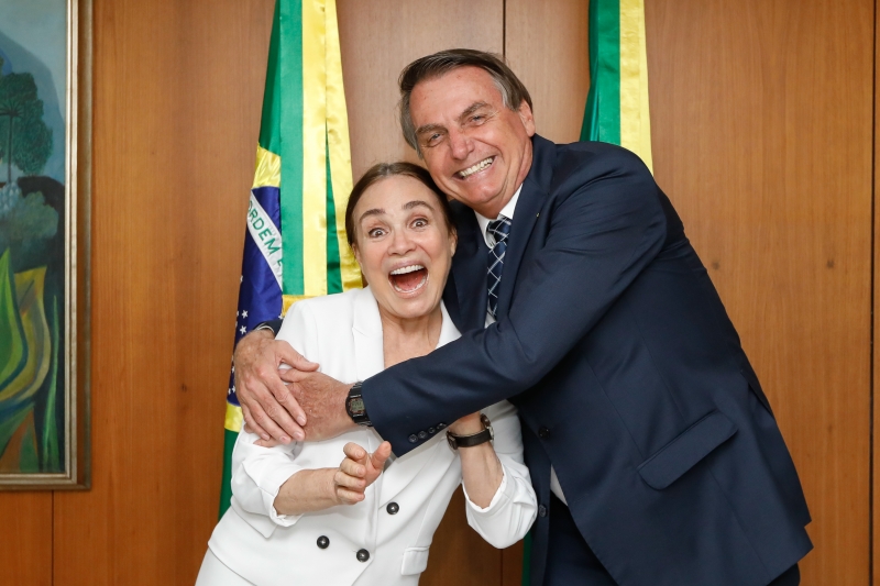 Recentemente, atriz foi conhecer estrutura da Secretaria Especial de Cultura, em Brasília