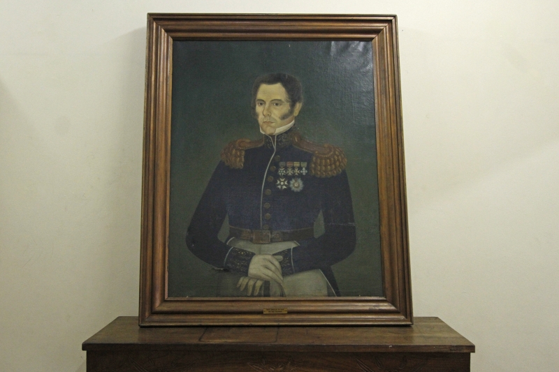 Conforme filho do general farrapo, pintura a óleo é o único retrato que existe