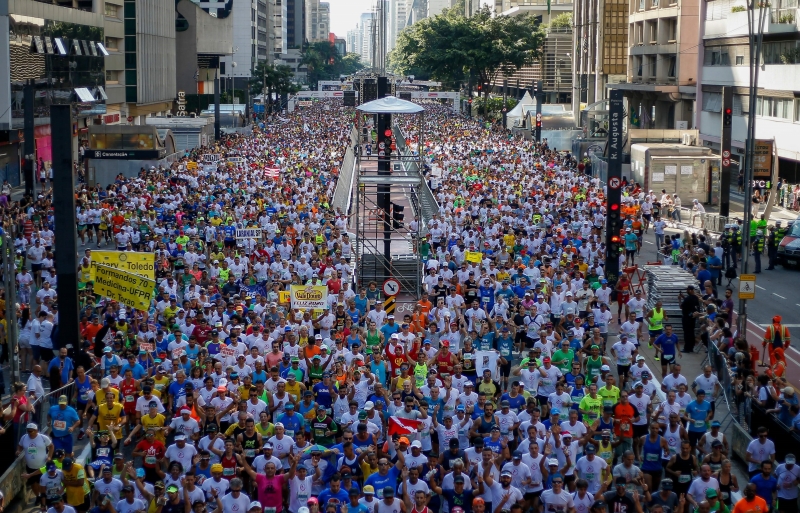Devido à pandemia da Covid-19, as ruas da capital paulista não terão a aglomeração de corredores
