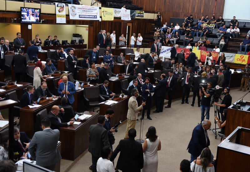 Reforma da Previdência estadual foi aprovada no final de janeiro, em sessão extraordinária, por 38 votos a 15