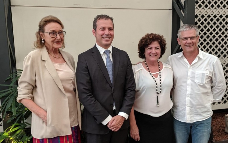Lourdes Fellini, Alejandro Irazabal, Adriane Hilbig e Ricardo Koeche compõem a diretoria do Convention Bureau