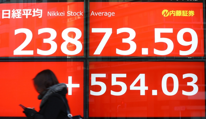 O índice japonês Nikkei teve expressiva alta de 2,38% em Tóquio, impulsionado por ações de montadoras