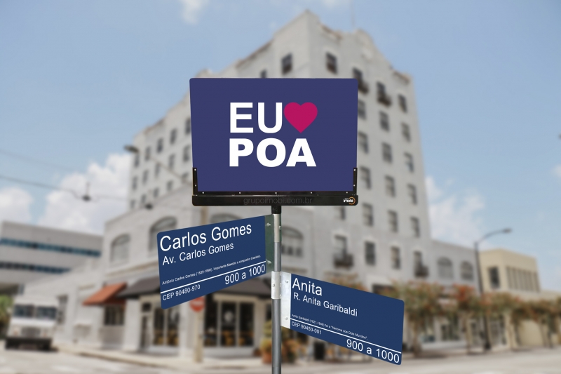 Serão colocadas 82.478 mil placas de rua em todas as regiões da cidade