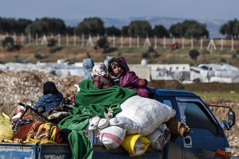 Das 22 milhões de pessoas que habitavam a Síria antes da guerra, mais de 11,5 milhões encontram-se deslocadas