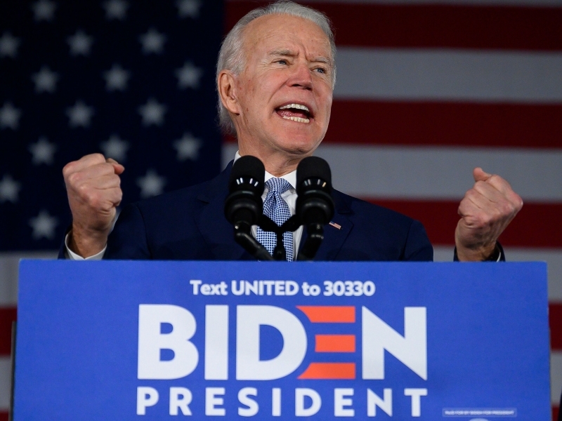 Avanço do ex-vice-presidente dos EUA Joe Biden nas prévias democratas impulsionou mercados