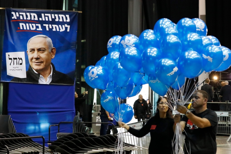 Prévia aponta panorama favorável para o partido Likud